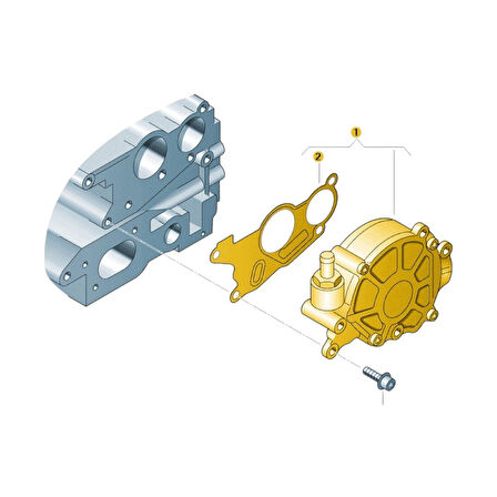 VW Amarok 2013-2016 2.0 Dizel Motor Vakum Pompası 704303050