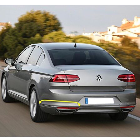 VW Passat B8 2015-2019 Sol Arka Tampon Köşe Kromaj Çıta 3G0853841