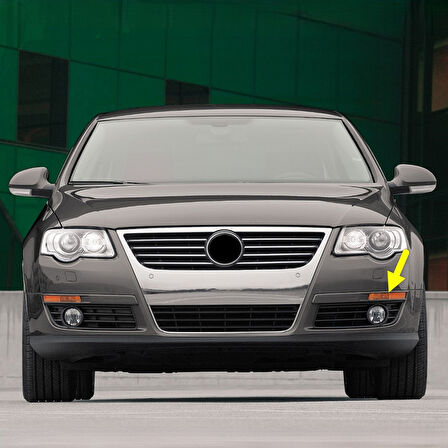VW Passat B6 2006-2011 Ön Tampon Sol Sinyal Lambası Sarı 3C0953041J