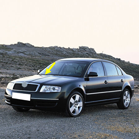 Skoda Superb 2002-2005 Ön Cam Sağ Yolcu Yön Silecek Kolu 3B1955410C
