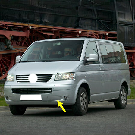 VW Caravelle T5 2004-2009 Ön Tampon Sol Sis Farı Çerçevesi 7H5807489