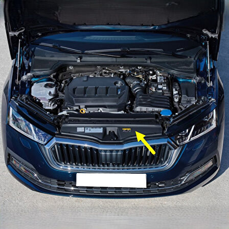 Skoda Octavia 4 2020-2024 Ön Panjur Üst Plastik Kapağı 5E3853343