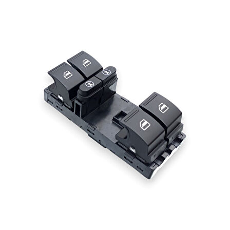 VW Touareg 2003-2006 Sol Ön Kapı Cam Düğme Seti 7L6959857C