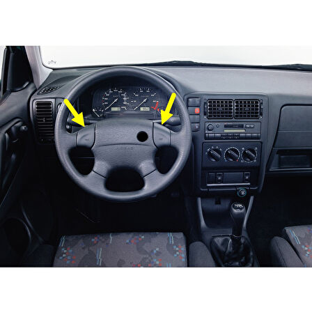 Skoda Felicia 1998-2001 Direksiyon Korna Düğmesi Takımı 3A0419097