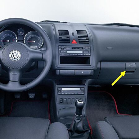 VW Polo HB 2000-2002 Torpido Kapağı Açma Mandalı 6N0857131C