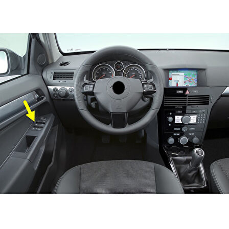 Opel Astra H 2004-2012 Sol Ön Dörtlü Cam Düğmesi Ayna Kumandası