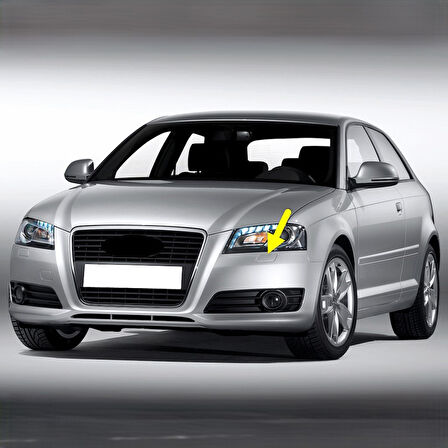 Audi A3 HB 2009-2012 Sol Ön Far Yıkama Kapağı 8P0955275A