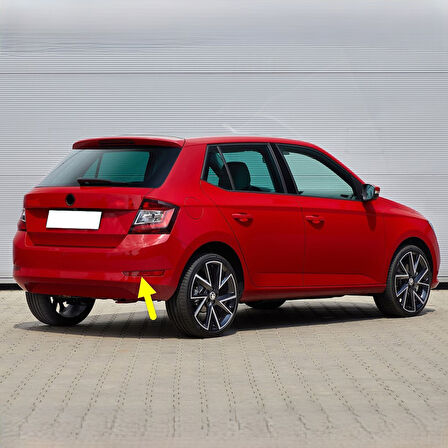 Skoda Fabia 2019-2021 Arka Tampon Sağ Reflektör Kedi Gözü 6V6945106