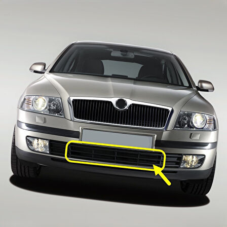 Skoda Octavia A5 2005-2008 Ön Tampon Orta Izgara Orta Parça 1Z0853677