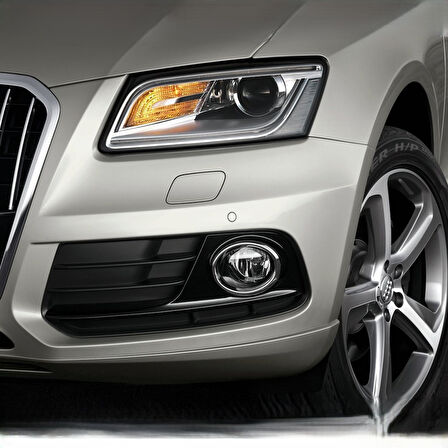 Audi Q5 2013-2017 Ön Sol Sis Farı Kapağı Parlak Kromaj 8R0807681M