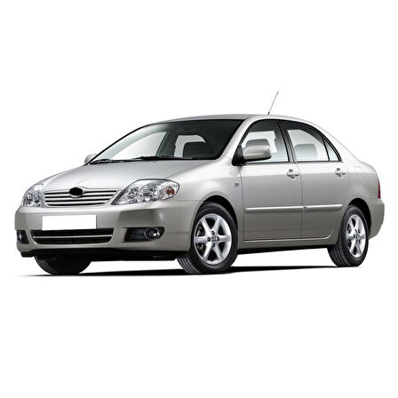 Toyota Corolla Sedan 2002-2006 Sol Sürücü Tarafı Güneşlik Gri Renk