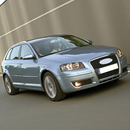 Audi A3 S.back 2004-2008 Kol Dayama Kolçak Kapağı Gri Deri 8P0864245D