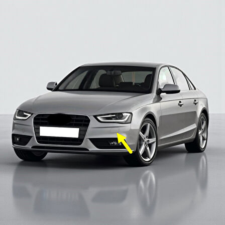 Audi A4 2013-2014-2015 Ön Tampon Sol Far Yıkama Kapağı 8K0955275C