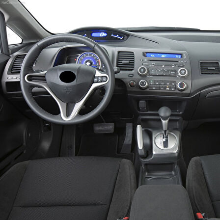 Honda Civic Sedan FD6 2006-2011 Direksiyon Tuş Çerçevesi Gri Plastik