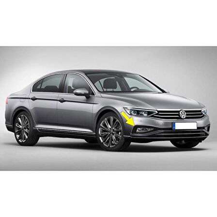 VW Passat B8.5 2020-2023 Sağ Sis Farı Çerçevesi Mat Siyah 3G0853666K