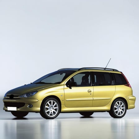 Peugeot 206 SW 2002-2007 Sol Sürücü Tarafı Güneşlik Gri