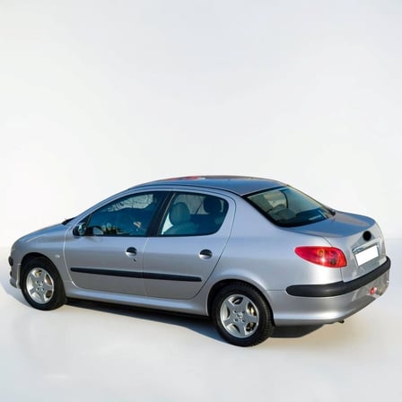 Peugeot 206 Sedan 2007-2012 Sol Sürücü Tarafı Güneşlik Gri