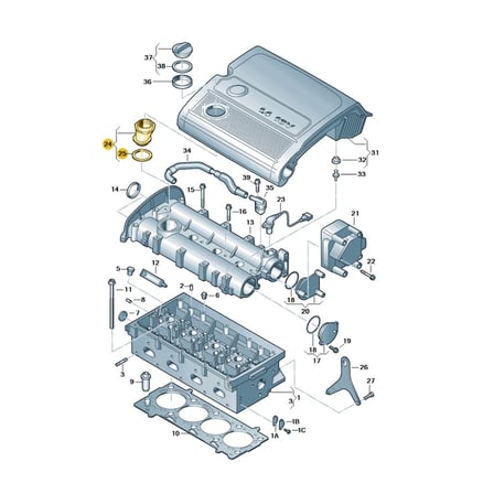 Seat İbiza 2003-2008 1.4 Benzinli Motor Yağ Dolum Ağzı 036115302R