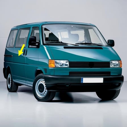 VW Transporter T4 1990-2003 Sağ Sürgülü Kapı Fitili Contası 7D0841817