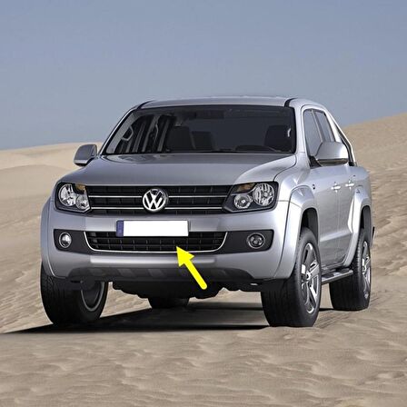 VW Amarok 2013-2016 Ön Tampon Orta Izgara Krom Çıtalı 2HH853677