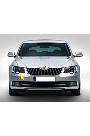 Skoda Superb 2 2014-2015 Uyumlu  Ön Tampon Çeki Çekme Demiri Kapağı 3t0807241a