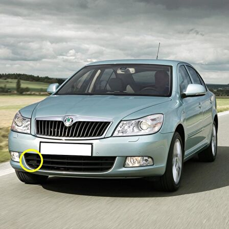 Skoda Octavia 2009-2012 Ön Tampon Alt Izgara Sağ Parça 1Z0853666C