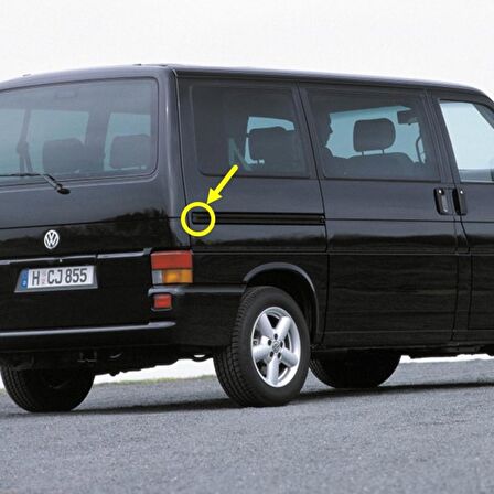 VW Transporter T4 1991-03 Sağ Sürgülü Kapı Rayı Uç Plastiği 701843884B