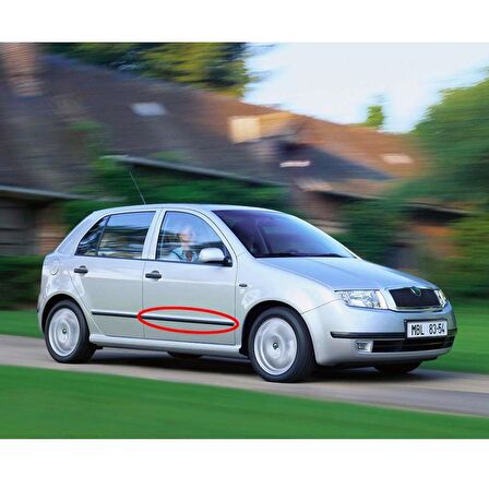 Skoda Fabia 1 2000-2008 Sağ Ön Kapı Bandı Çıtası 6Y0853516
