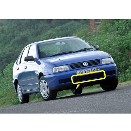 VW Polo Classic Sedan 1997-2002 Ön Tampon Alt Orta Izgara 6K5853677