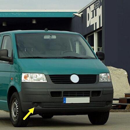 VW Transporter T5 2004-2010 Ön Tampon Sağ Sis Kapağı Sissiz 7H0807490C