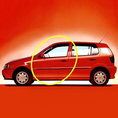VW Polo HB 1994-2000 Sol Ön Kapı Fitili Contası 6N4867365D