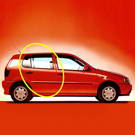 VW Polo HB 1994-2000 Sağ Arka Kapı Fitili Contası 6N4867368D