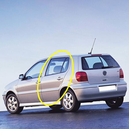 VW Polo HB 2000-2002 Sol Arka Kapı Fitili Contası 6N4867367D
