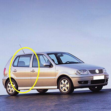 VW Polo HB 2000-2002 Sağ Arka Kapı Fitili Contası 6N4867368D