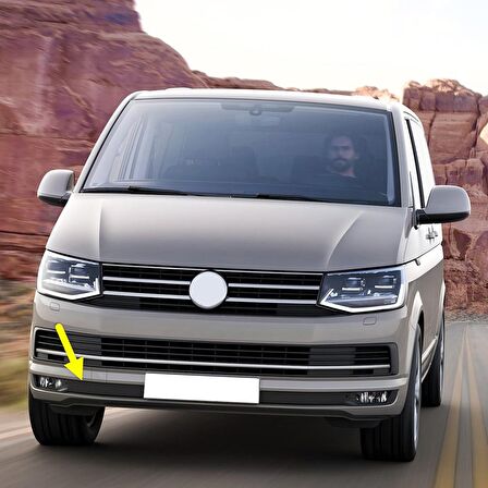 VW Caravelle 2016-2019 Ön Tampon Sağ Sis Farı Çerçevesi 7E0807490D