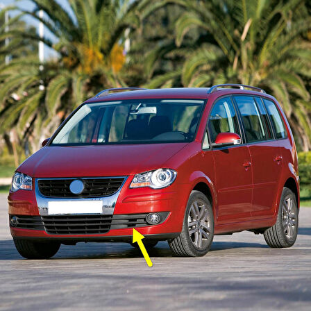 VW Touran 2007-2008 Ön Tampon Sol Sis Farı Çerçevesi 1T0853665F