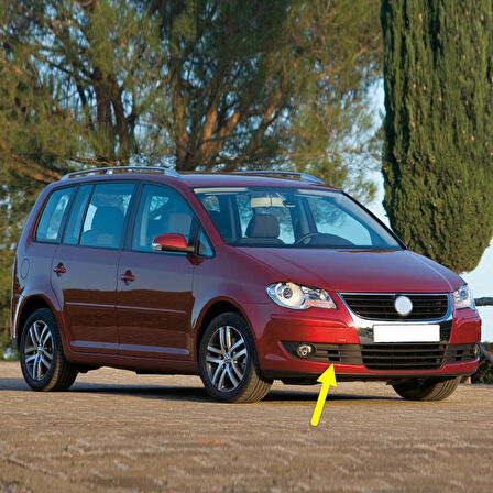VW Touran 2007-2008 Ön Tampon Sağ Sis Farı Çerçevesi 1T0853666K