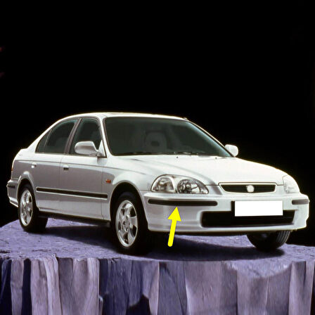 Honda Civic 1996-2000 Sağ Ön Tampon Köşe Bandı Çıtası Kuşağı