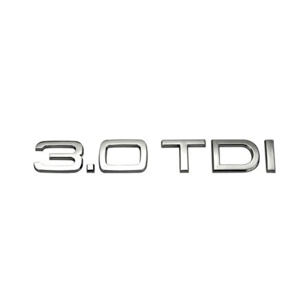 Audi A8 2004-2007 Arka Bagaj Kapağı 3.0 TDI Yazısı 4E0853743G
