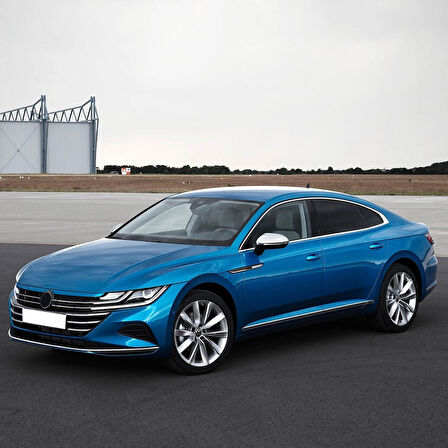 VW Arteon 2021-2024 Orta Konsol Bardaklık Sürgülü Kapak Perdesi Siyah