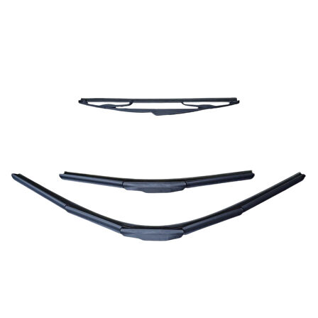Peugeot 206 HB Hatchback 1998-2010 Ön Cam Arka Cam Silecek Seti