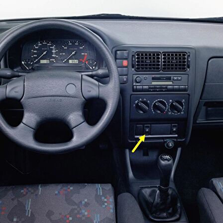 VW Polo Classic 1996-1999 Sol Ön Kapı Cam Düğmesi Tuşu 191959855