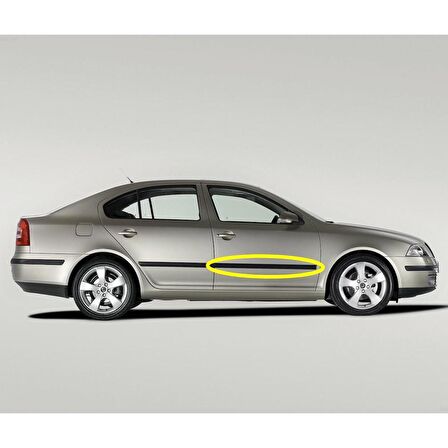 Skoda Octavia 2 A5 2005-2008 Sağ Ön Kapı Koruma Çıtası 1Z0853516C