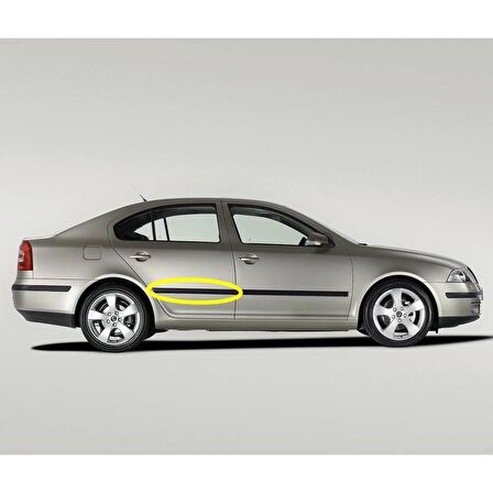 Skoda Octavia 2 A5 2005-2008 Sağ Arka Kapı Koruma Çıtası 1Z0853754C