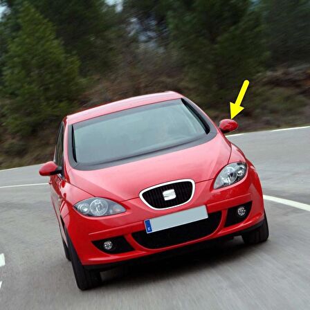 Seat Altea 2004-2008 Sol Yan Dış Dikiz Ayna Kapağı 6L0857537