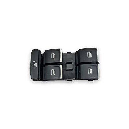 Skoda Superb 3 2020-2023 Sol Ön Kapı Dörtlü Cam Düğmesi Krom 5G0959857E