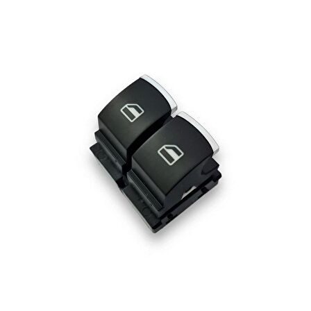 VW Scirocco 2015-2018 Sol Kapı Cam Düğmesi Çiftli Kromlu 5K3959857C