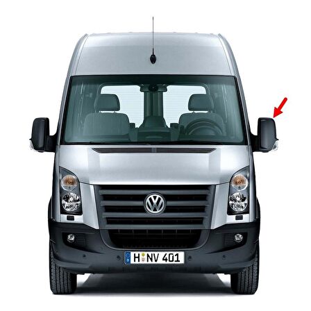 VW Crafter 2006-2016 Sol Dikiz Aynası Kapağı Üst Kapak 2E1857516A