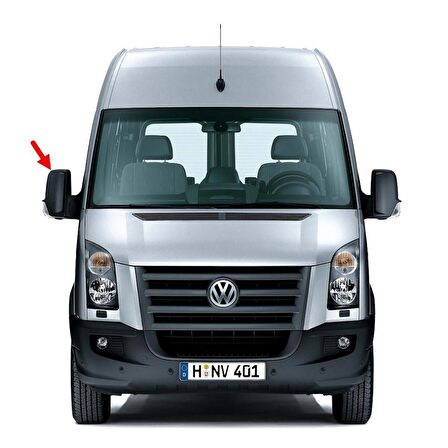 VW Crafter 2006-2016 Sağ Dikiz Aynası Kapağı Üst Kapak 2E1857516B