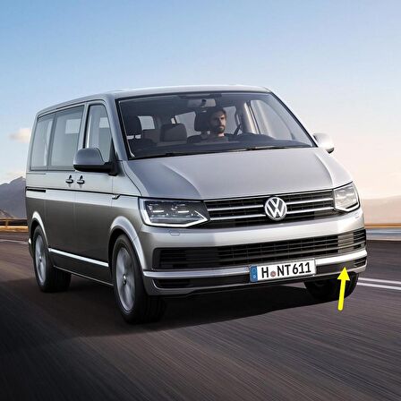 VW Transporter T6 2016-2019 Ön Tampon Sol Sis Farı Kapağı 7E0807489C